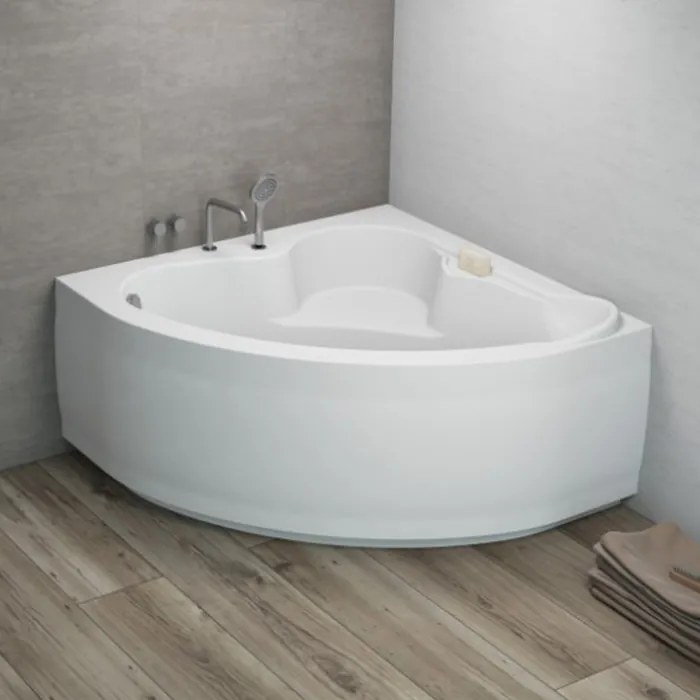 Polimat Akrylátová symetrická vaňa Standard 120x120 (130x130) S POLIMAT-Farba: Biela, POLIMAT-Rozmery: 130x130
