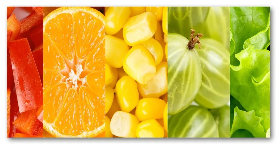 Foto obraz akrylový Ovocie a zelenina cz-oa-100x50-f-102085174