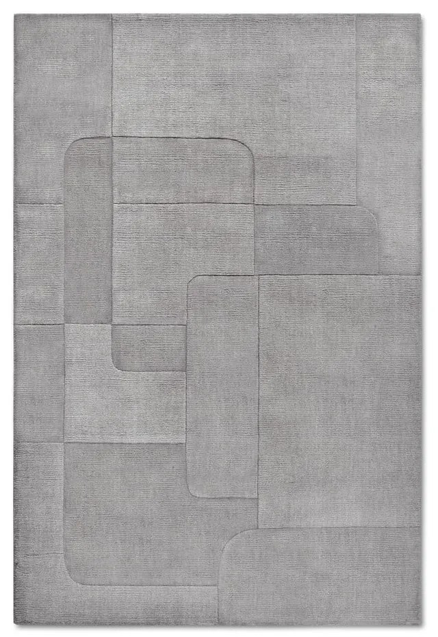 Sivý ručne tkaný vlnený koberec 120x170 cm Charlotte – Villeroy&Boch