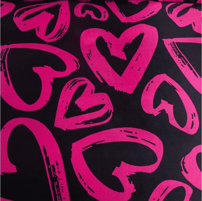 Obliečky z mikrovlákna AMORYS ružové Rozmer obliečky: 2 ks 70 x 80 cm | 160 x 200 cm