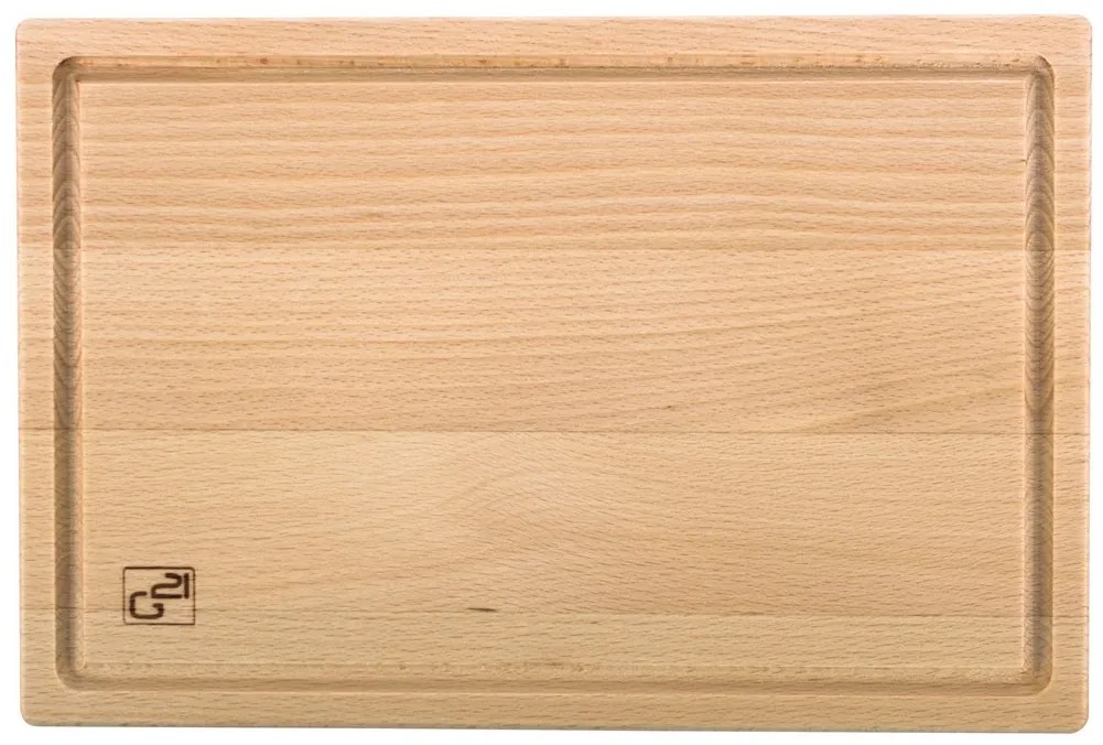 Doska na krájanie servírovacie G21 buk 300 x 200 x 19 mm 635431