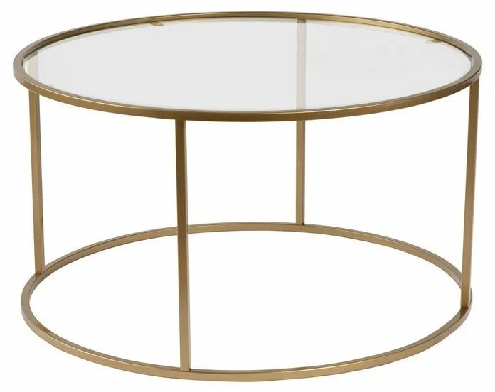 Konferenčný stolík Aurum Gold, 80 cm