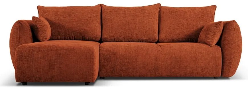 Oranžová rohová pohovka (ľavý roh) Matera – Cosmopolitan Design