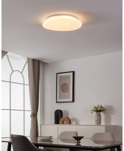 Eglo 900128 - LED RGBW stmievateľné stropné svietidlo SILERAS-Z LED/21,6W/230V