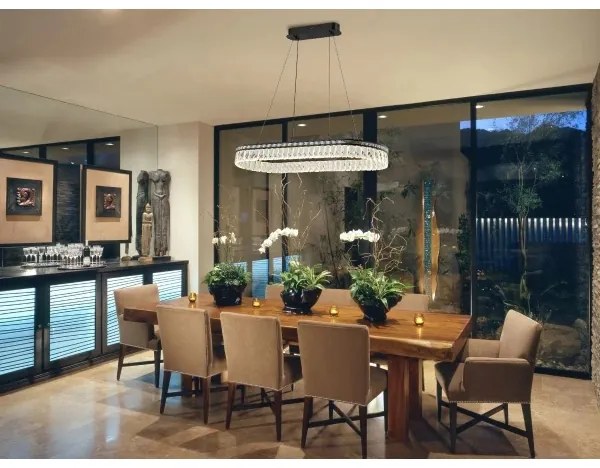 LED stmievateľný krištáľový luster na lanku THALIA LED/50W/230V 3000-6000K + DO