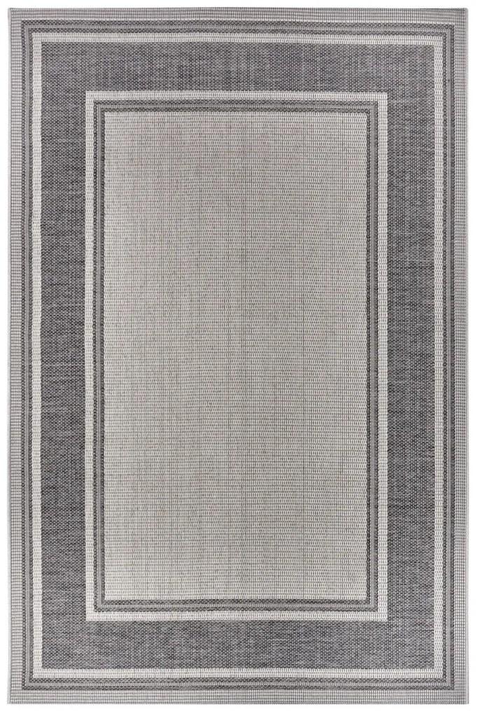 Kusový koberec Clyde 105910 Cast Beige Grey – na von aj na doma, 190x290, šedá, chodba / predsieň, Hanse Home