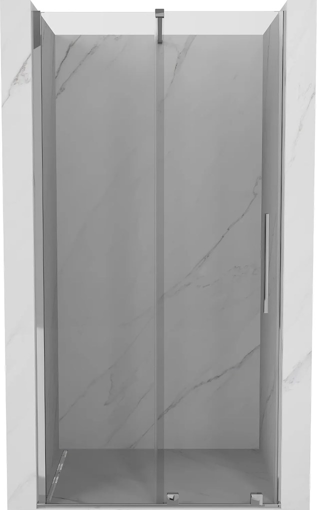Mexen Velar, posuvné dvere do otvoru 85x200 cm, 8mm číre sklo, chrómový profil, 871-085-000-01-01