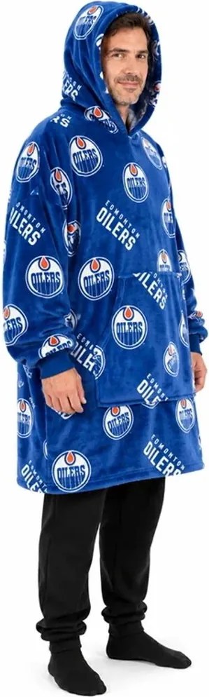 Mikinová televízna deka NHL Edmonton Oilers – veľ. M