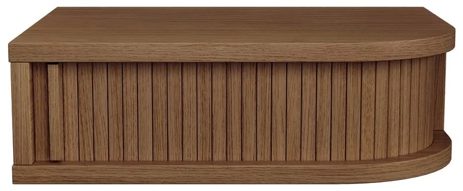 Hnedý nočný stolík v dekore orecha Farsta – Woodman