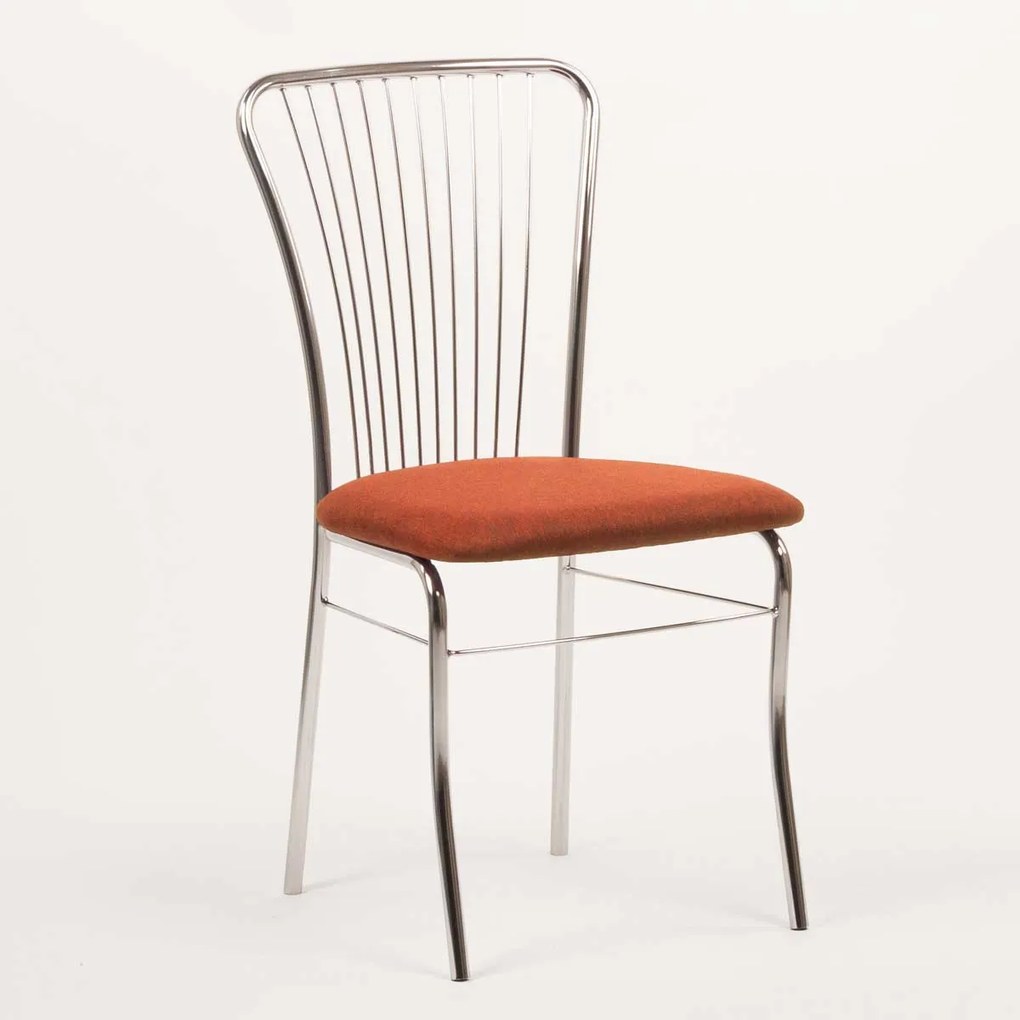 Stima Stolička IRINA chrom Vyberte látku ->: CARABU marrone 137