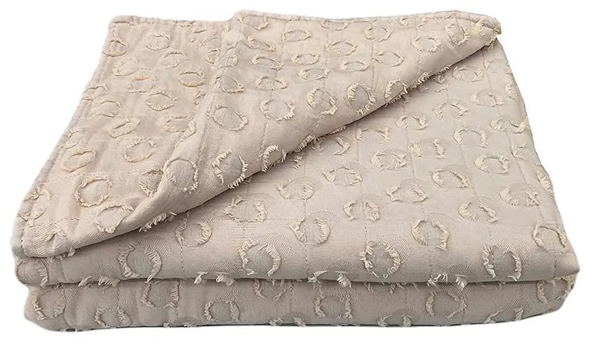 Prikrývka na posteľ Milo 220x250 svetloružová Merkury Home