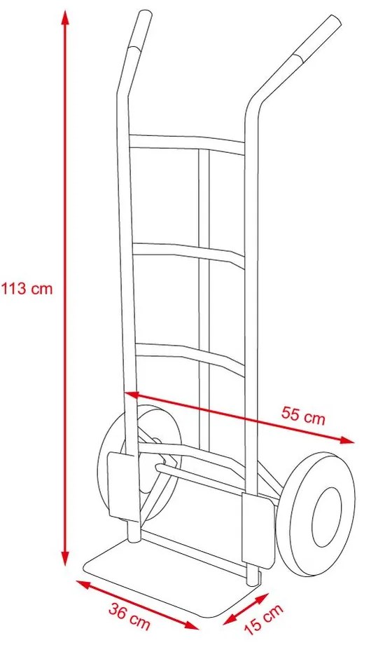 Rudla s nafukovacími pneumatikami CLASSIC
