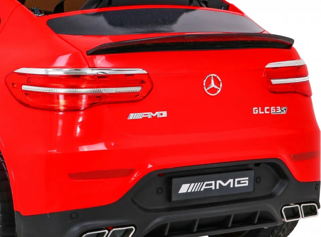 Ramiz Mercedes Benz GLC63S pre deti Červené SUV + diaľkové ovládanie