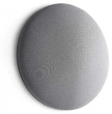 Akustický panel POLY, kruhový oblúk, Ø705x170 mm, nástenný, svetlošedá