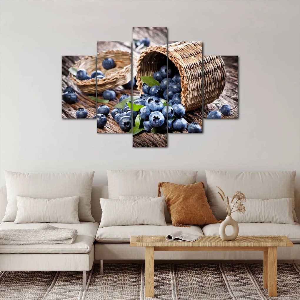 Obraz - Šťavnaté čučoriedky (150x105 cm)