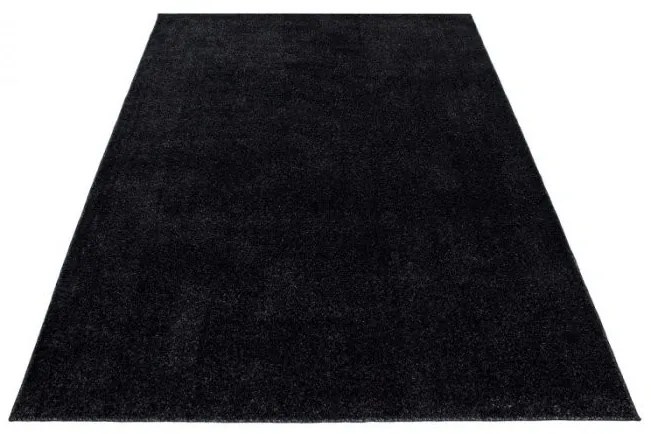 Ayyildiz, Kusový koberec Ata 7000 anthracite, 80x250, šedá, obývacia izba
