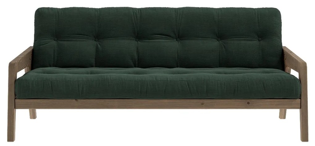 Variabilná pohovka Grab Seaweed/Carob Brown 204 × 90 × 93 cm / 204 × 130 × 43 cm