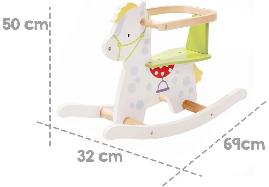 Drevený hojdací kôň Roba Kids Lisbeth