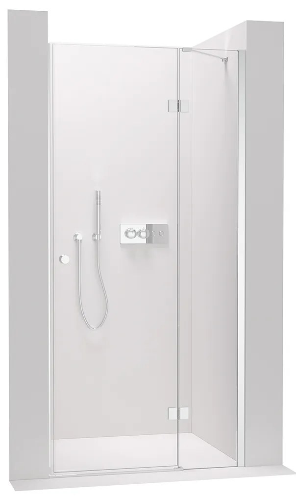 Cerano Marino, 1-krídlové delené sprchové dvere 120x190 cm, 6mm číre sklo, chrómový profil, CER-CER-420210