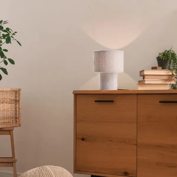 Brilliant - Stolná lampa TEDDY 1xE27/20W/230V sivá