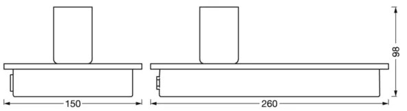 Ledvance - Dotyková stolná lampa s USB konektorom DECOR WOOD 1xE27/8W/230V