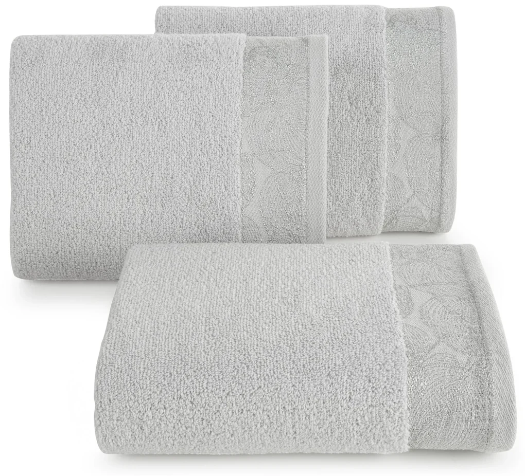 BAVLNENÝ UTERÁK AGIS SADA 6KS 50X90 CM STRIEBORNÁ