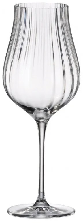 Crystal Bohemia BOHEMIA LIMOSA OPTIC POHÁR NA VÍNO 500ML SADA 6KS