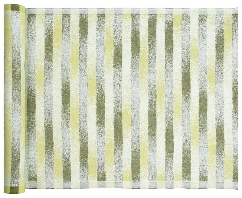 Podložka do sauny Hohto 46x150, bielo-zelená