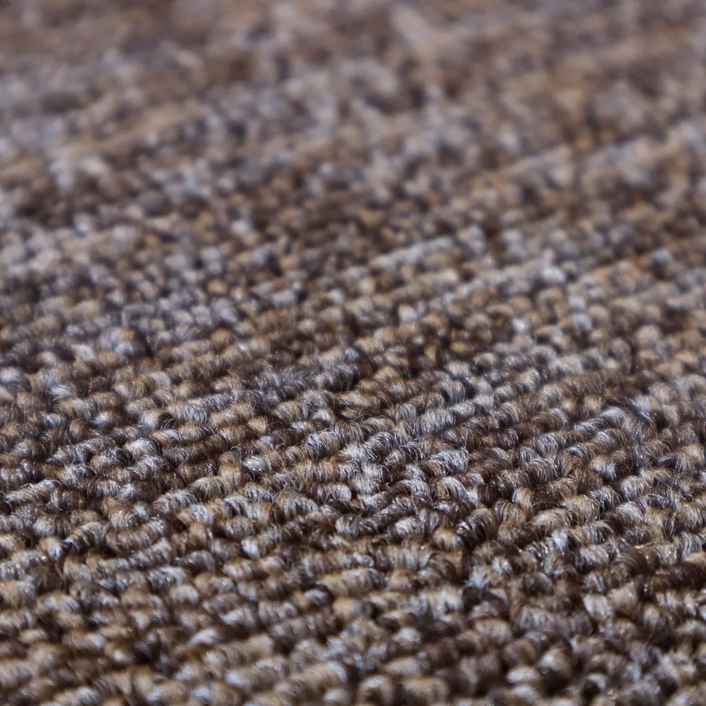 Spoltex, Metrážny koberec Artik New 120 hnedý, na mieru, šíře 1m,2m,4m, hnedá, filc, chodba / predsieň