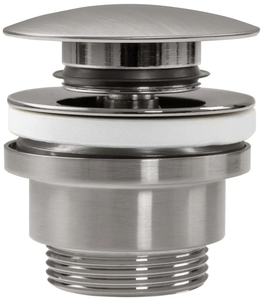 Rea Rea, univerzálna umývadlová odtoková zátka, ClickClack, nikel, REA-A6000