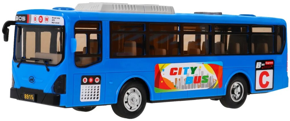 Interaktívny školský autobus Ramiz 8915 - modrý