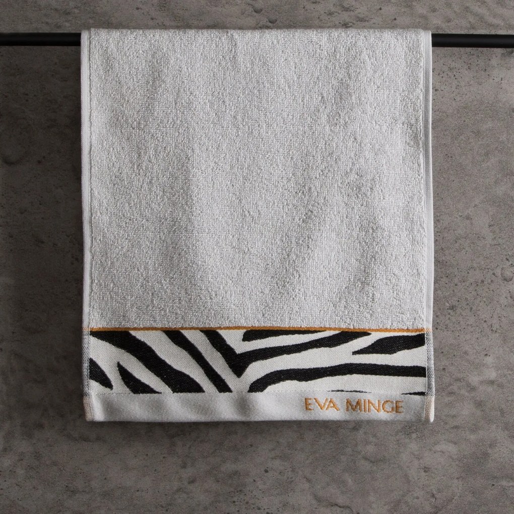 BAVLNENÝ UTERÁK EVA MINGE22 30X50 CM STRIEBORNÁ