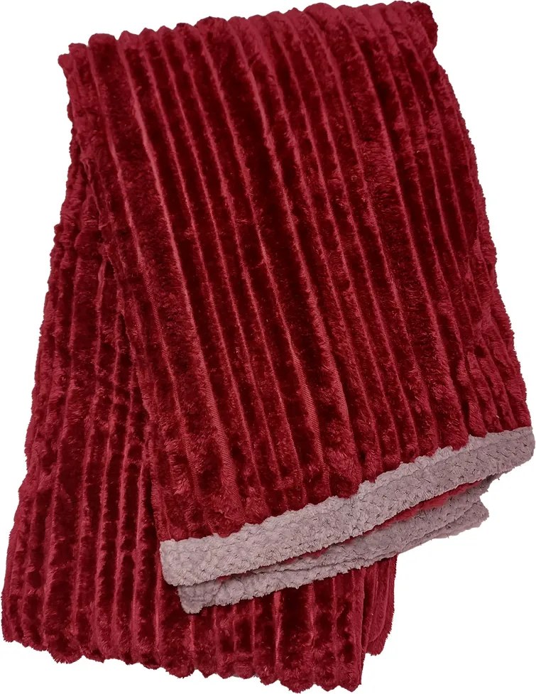 Hrejivá deka Homa KERNA BURGUNDY