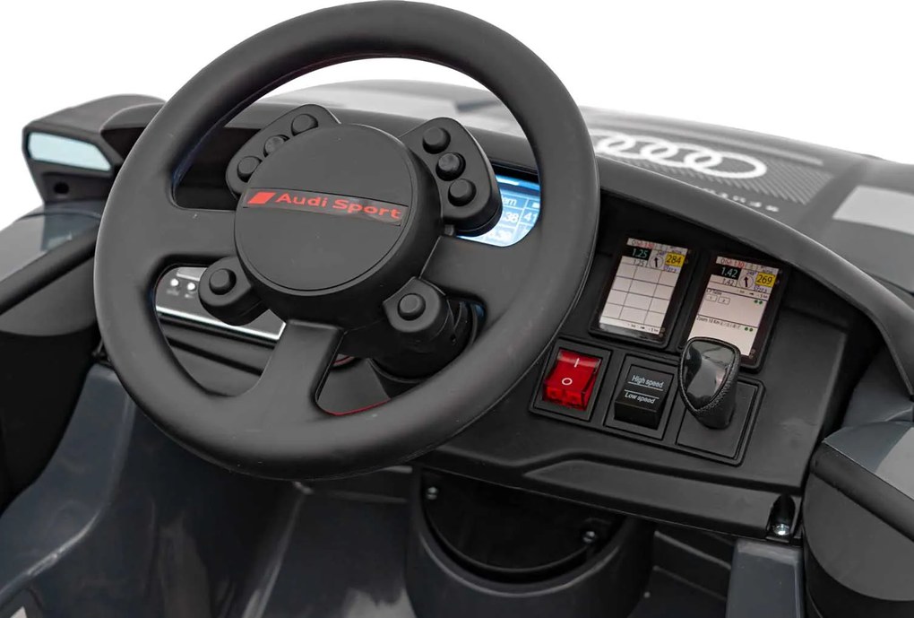 Ramiz Audi RSQ E-TRON vozidlo Sivá