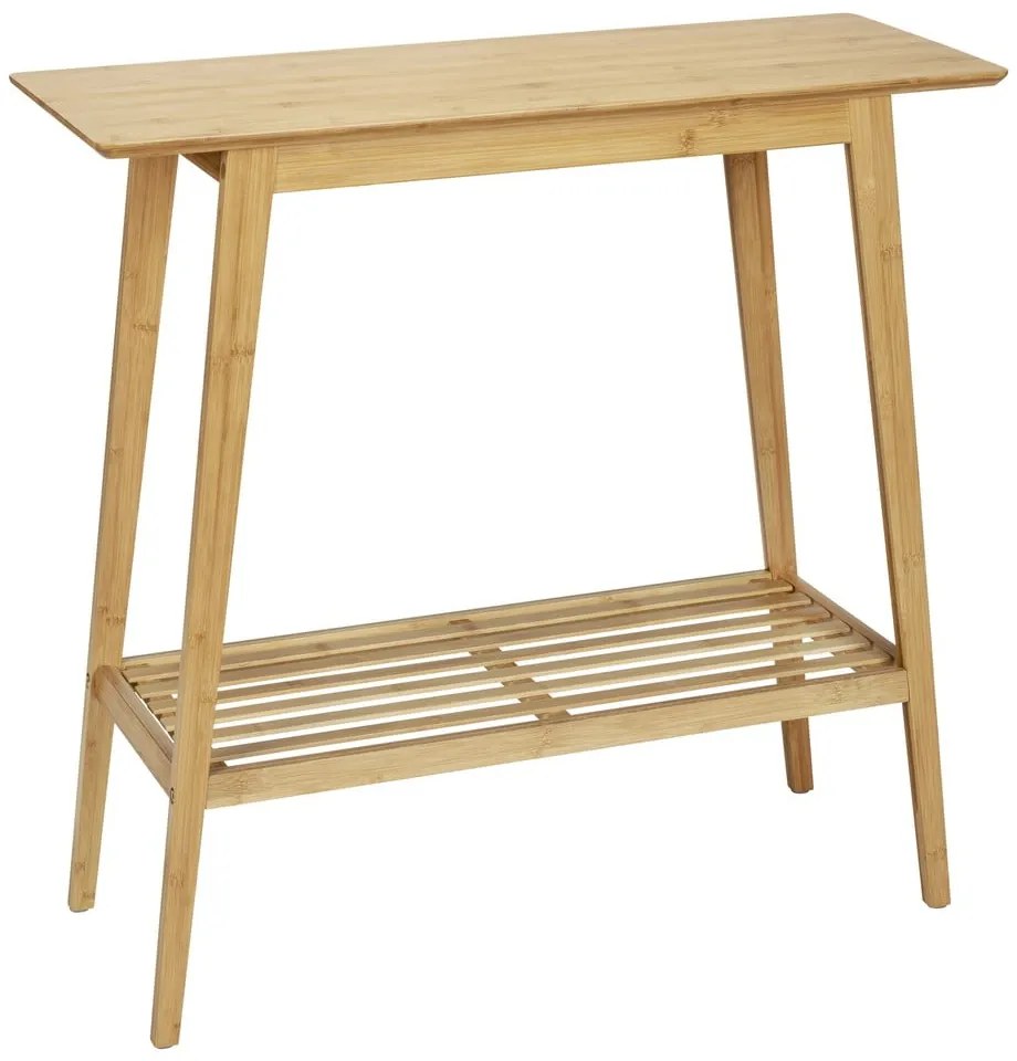Bambusový konzolový stolík v prírodnej farbe 30x80 cm Kona - Wenko