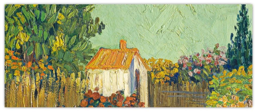 Obraz - Imitator of Vincent van Gogh, Landscape, reprodukcia (120x50 cm)