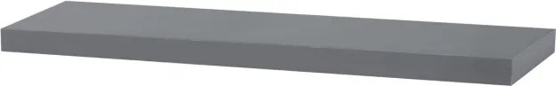 Nástenná polica sivá P-005 GREY lesk