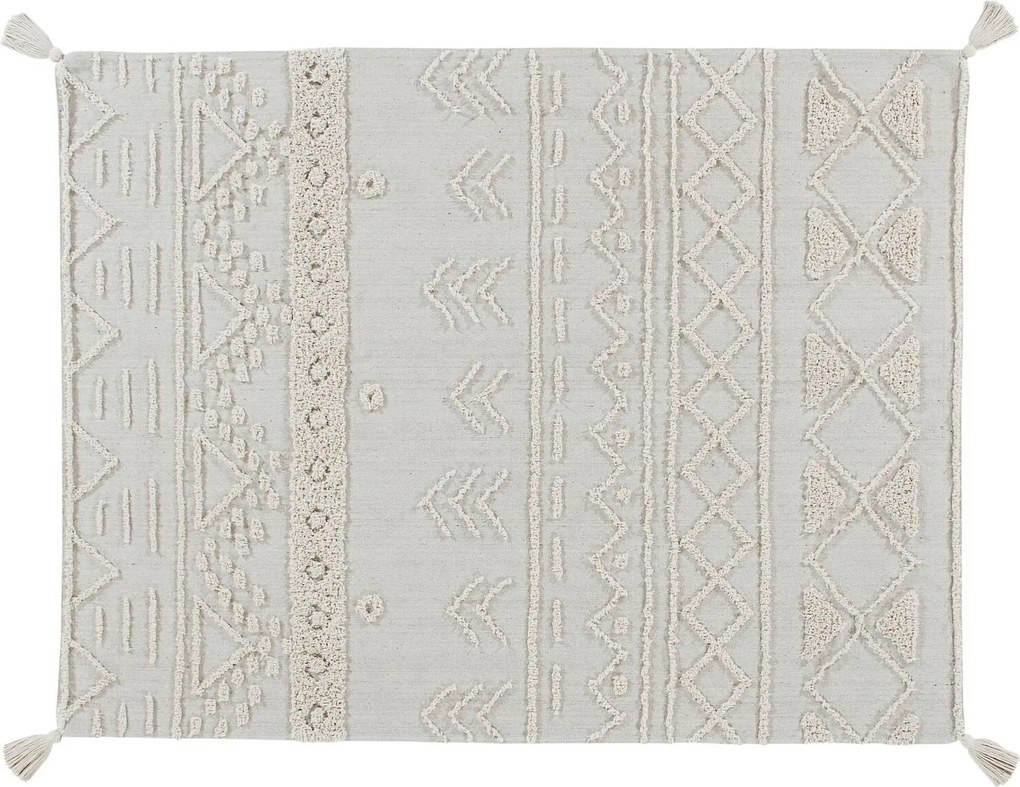 Lorena Canals, Kusový koberec Tribu Natural, 120x160, béžová, obývacia izba