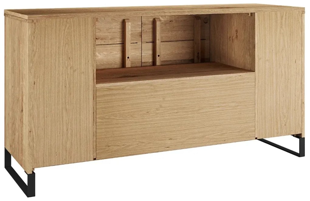 furniture-nabytek.cz - Masivní koupelnová skříňka Sydney z divokého dubu, olejovaná, hnědá – 138×45×74 cm