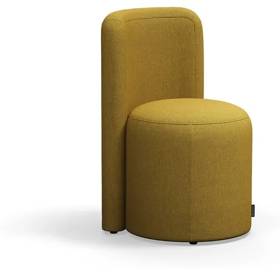 Taburet VARIETY, s operadlom, látka Blues CSII, zlatá