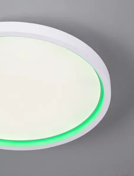 Moderné stropné svietidlo Chet RGB 39 s diaľkovým ovládaním
