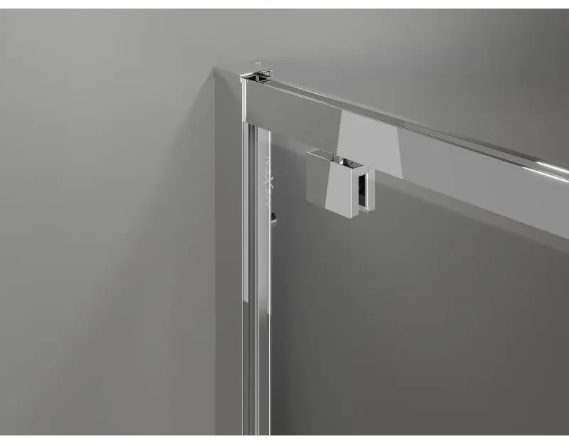 Mexen Exo, 1-krídlové sprchové dvere do otvoru 80 cm, 6mm číre sklo, chrómový profil, 8181-080-000-01-00