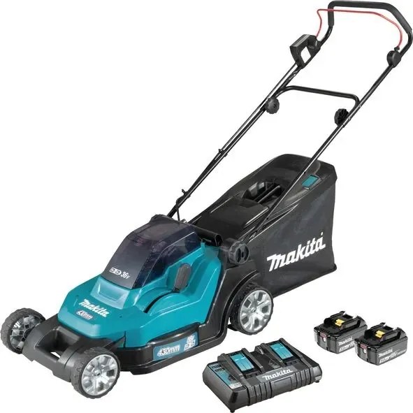 Makita Pl DLM432PT2 Akumulátorová kosačka Nabíjačka 2xAkumulátor 43 cm