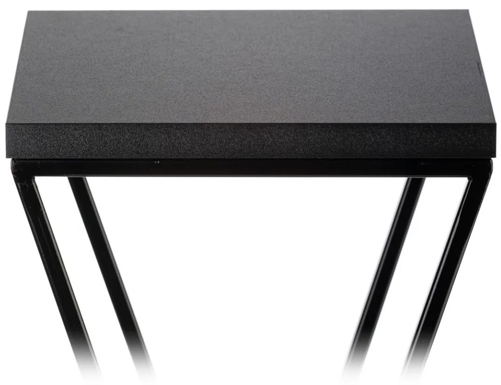 Kvetinový stojan LOFT I 40 cm čierny