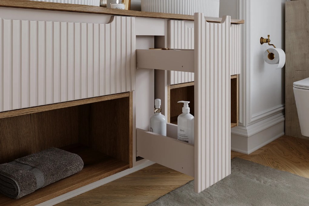 Comad Kúpeľňová skrinka pod doskové umývadlo Nova Cashmere 100 kašmír