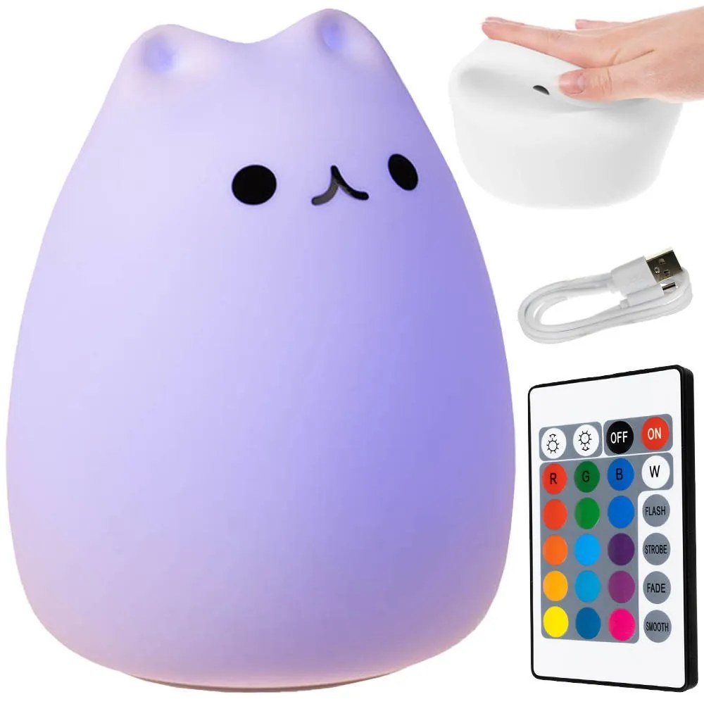 ISO Trade LED nočná lampa pre deti "Kitty"