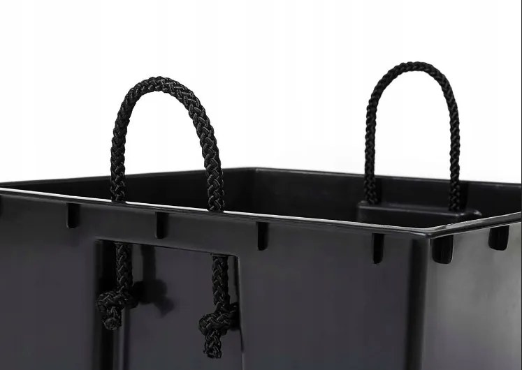 Kvetináč Porto 68x35 cm čierny betón