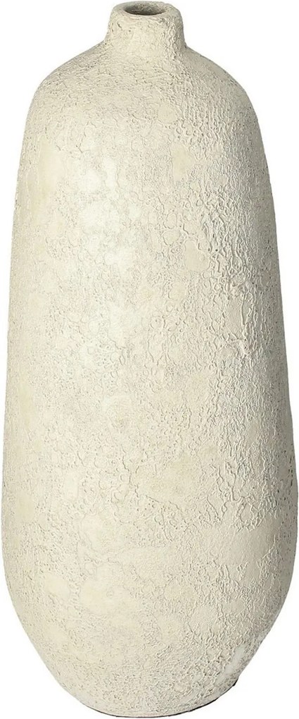 Váza Oresti 20x43cm krémová