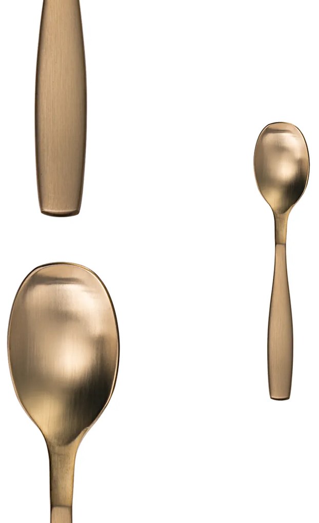 Príborový set 24 ks - Gaya All Satin zlatý - 128490