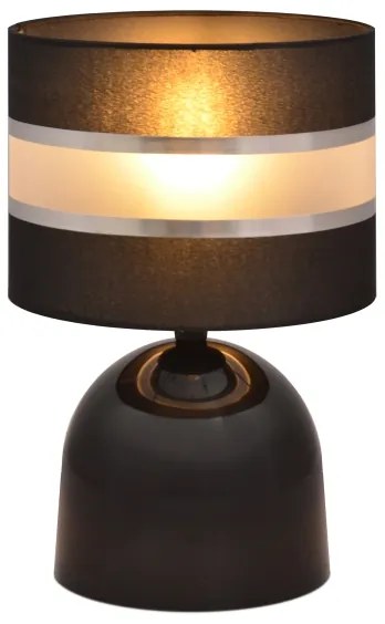 Stolná lampa HELEN 1xE27/15W/230V čierna/strieborná